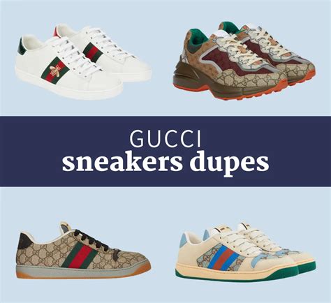 gucci sneakers dupea|Gucci shoes knockoff.